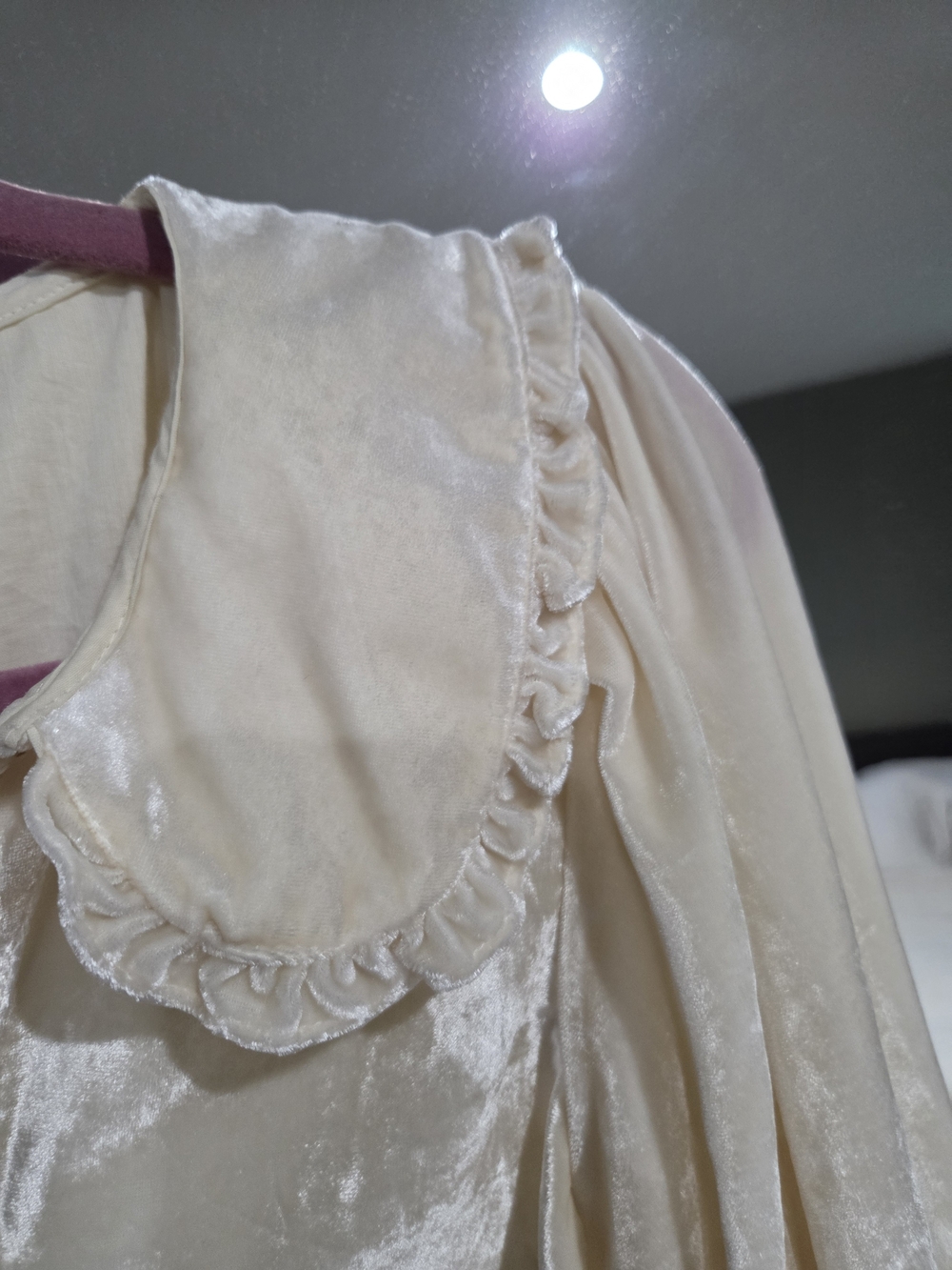 Pilcro Ruffle Collar Button-Up Blouse - Picture 4 of 10